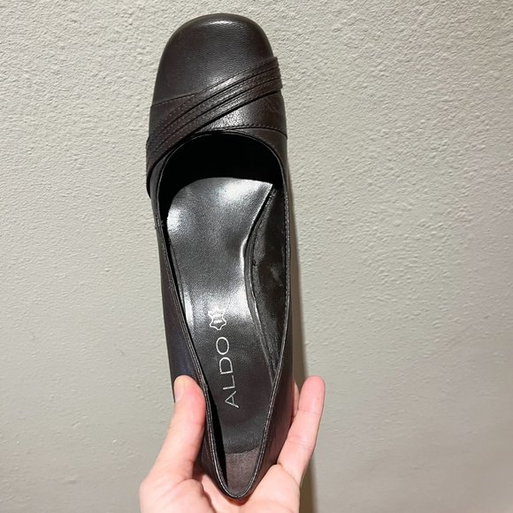 Women's Brown Heels - Size 39 / 8.5 - Aldo - Picture 11 of 16